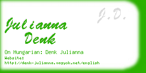 julianna denk business card